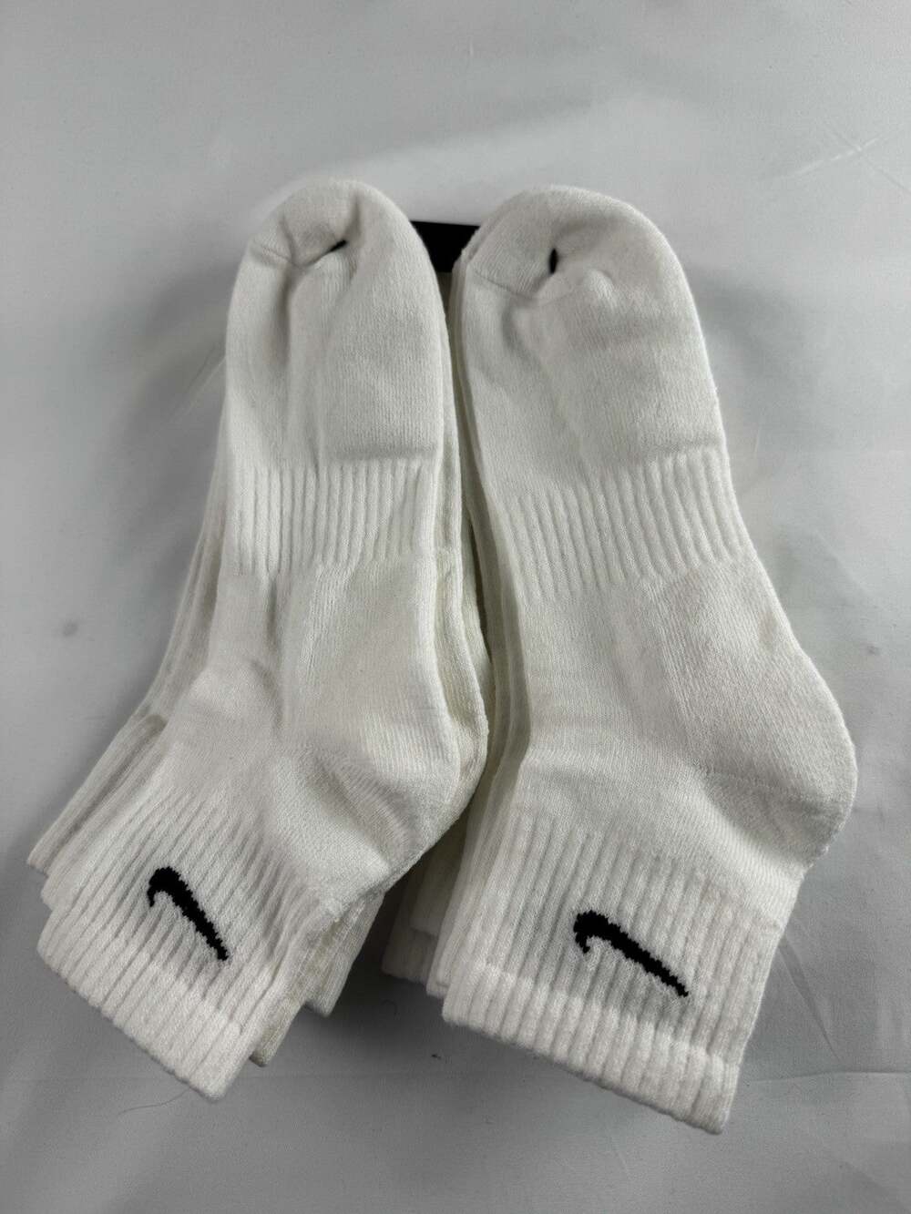Nike Everyday Cushion Ankle Training Socks, Size L - White (6 Pair)